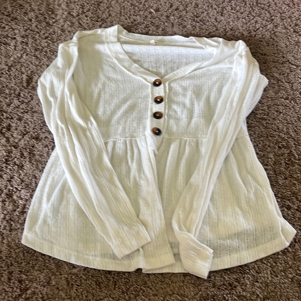 Small white sweater
